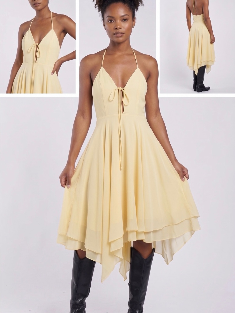 NWT Women's Yellow Dress